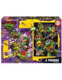 PUZZLE 2X500 PIEZAS TORTUGAS NINJA