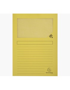 50109E carpeta Caja de cartón Amarillo A4