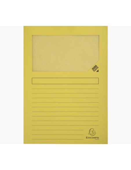 50109E carpeta Caja de cartón Amarillo A4