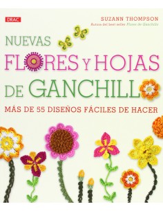 Nuevas flores y hojas de ganchillo
