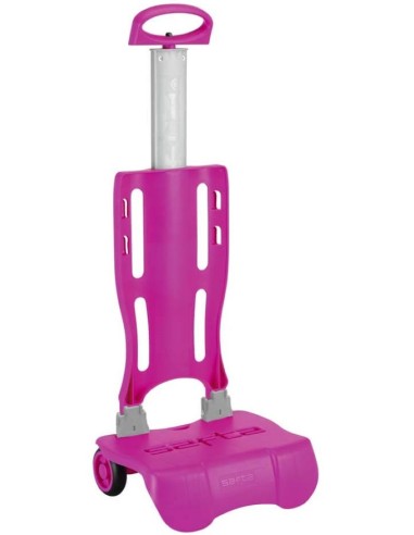 CARRO PORTAMOCHILAS PLEGABLE 750 UN ASA FUCSIA SAFTA