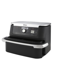 AF500EU freidora Doble 10,4 L Independiente 2470 W Freidora de aire caliente Negro, Acero inoxidable