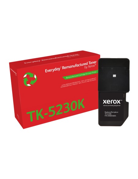 Remanufacturado Everyday Tóner Everyday Negro remanufacturado de Xerox es compatible con Kyocera TK-5230K, Capacidad estándar
