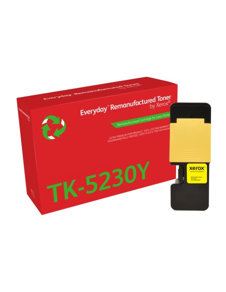 Remanufacturado Everyday Tóner Everyday Amarillo remanufacturado de Xerox es compatible con Kyocera TK-5230Y, Capacidad estánda