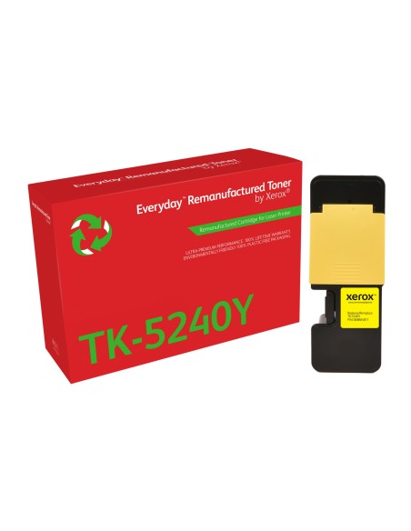 Remanufacturado Everyday Tóner Everyday Amarillo remanufacturado de Xerox es compatible con Kyocera TK-5240Y, Capacidad estánda