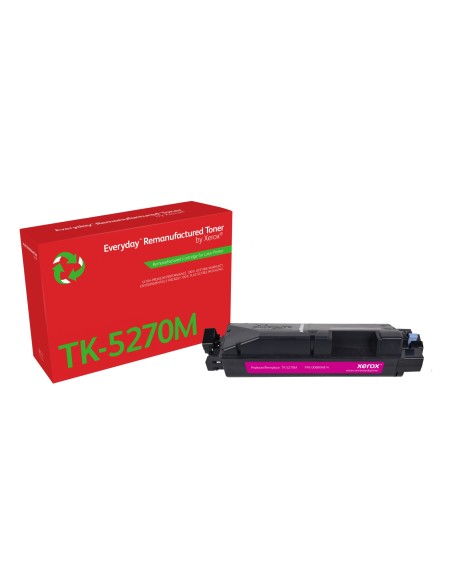 Remanufacturado Everyday Tóner Everyday Magenta remanufacturado de Xerox es compatible con Kyocera TK-5270M, Capacidad estándar