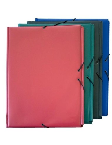 CARP. GOMAS GRAFOPLAS PVC C/SOLAPAS A5 01200030 AZ