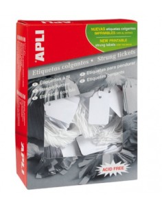 00389 etiqueta sin adhesivo 1000 pieza(s) Blanco