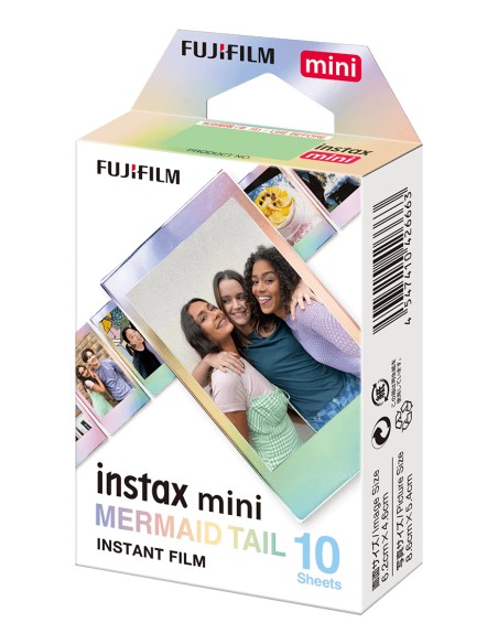 Instax Mini Mermaid Tail película instantáneas 10 pieza(s) 86 x 54 mm