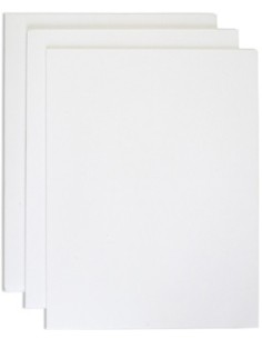 PAQ 12 CARTON PLUMA A3 5MM BLANCO