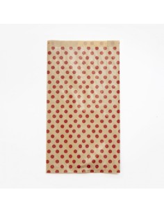 394108C bolsa de papel Marrón, Rojo