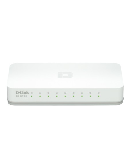 GO-SW-8E/E switch No administrado Fast Ethernet (10/100) Blanco
