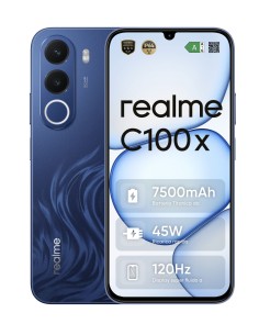 C100x 17,3 cm (6.8") Android 16.0 4G USB Tipo C 4 GB 256 GB 7500 mAh Azul