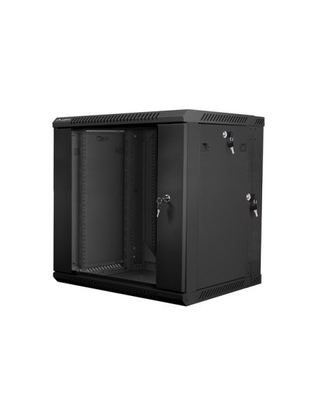 WF02-6612-10B armario rack 12U Bastidor de pared Negro