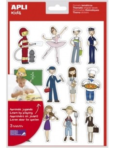 BOLSA 3 HOJAS GOMET TEMATICOS LAS PROFESIONES