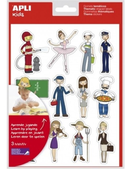 BOLSA 3 HOJAS GOMET TEMATICOS LAS PROFESIONES