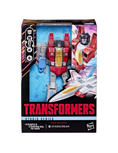 Transformers Studio Series Colección MTMTE Transformers La película Figura Starscream clase viajero