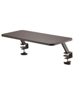 Soporte Elevador de Monitor - Riser - Estante de Sobremesa de Tipo Mordaza - Extra Ancho de 65cm - para Monitores de hasta 34 Pu