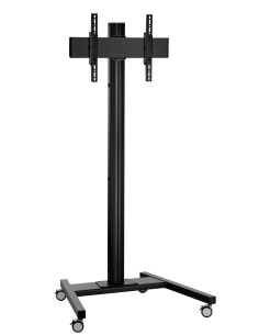 T1544 162,6 cm (64") Soporte de suelo con ruedas para pantalla plana Negro