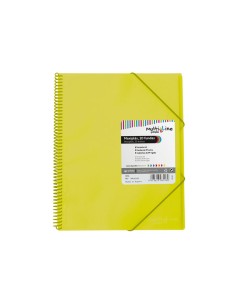 CARP. GRAFOPLAS 20 FUNDAS MAXIPLAS C/ESPIRAL AMAR