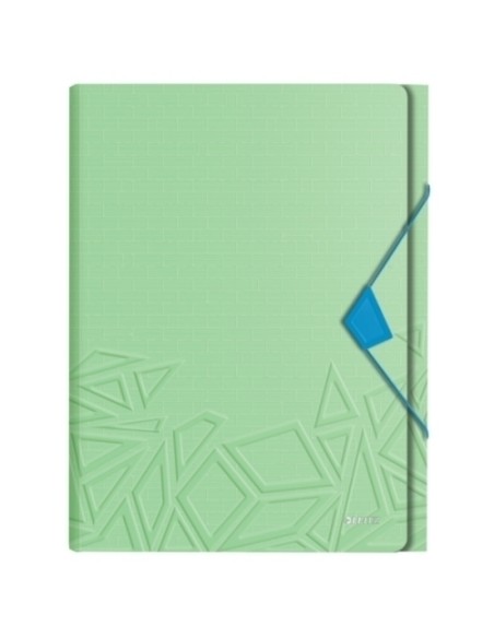 CLASIF.ACORD.LEITZ PP A4 6 SEP.VERDE - Pack de 5 unidades