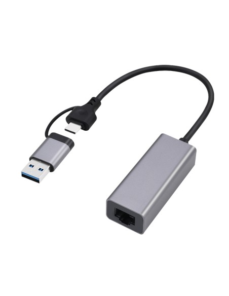 A-USB3AC-LAN-01 USB 3.1 + type-C Gigabit network adapter space grey