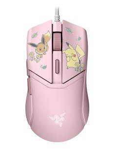 Cobra  Pikachu & Eevee Edition ratón Juego Mano derecha USB tipo A Óptico 8500 DPI