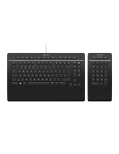 Keyboard Pro with Numpad teclado USB Negro