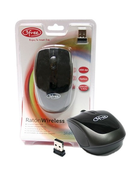 3F-MCW401 ratón RF inalámbrico Óptico 1000 DPI 3F-MCW401 ratón RF inalámbrico Óptico 1000 DPI