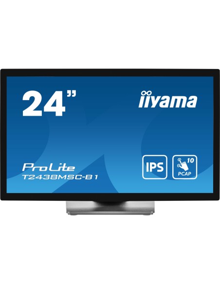 ProLite pantalla para PC 60,5 cm (23.8") 1920 x 1080 Pixeles Full HD LED Pantalla táctil Negro