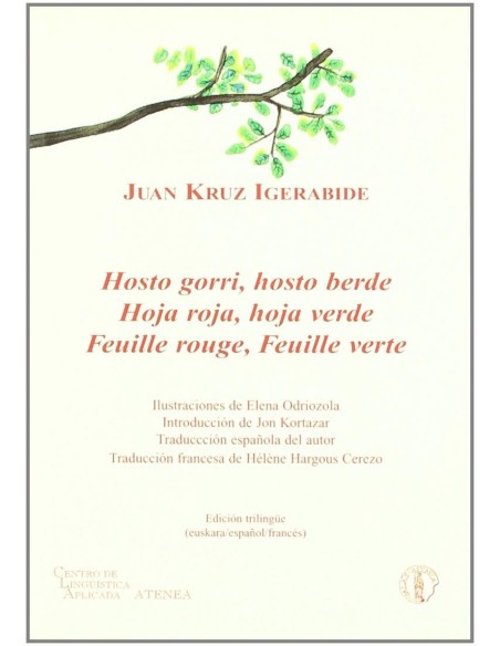 Hoja roja hoja verde