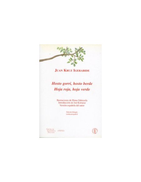 Hoja roja hoja verde