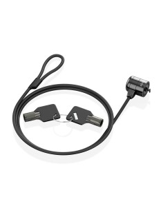 Cable de seguridad con cerradura de llave para ordenador, monitor, portátil 1.5m
