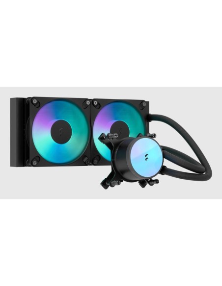 Radius 240 RGB Black Procesador Sistema de refrigeración líquida todo en uno 12 cm Negro 1 pieza(s)
