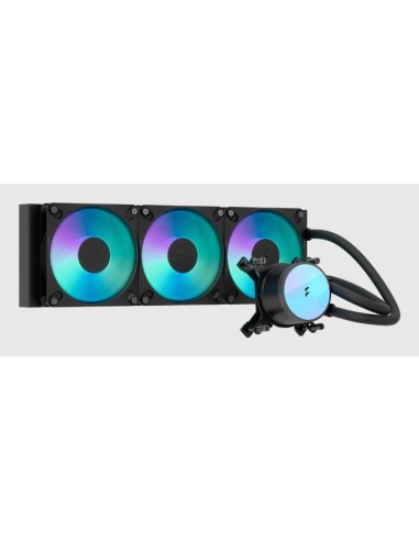 Radius 360 RGB Black Procesador Sistema de refrigeración líquida todo en uno 12 cm Negro 1 pieza(s)