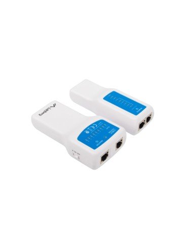 NT-0402 comprobador de cables de red Comprobador de alimentación PoE Azul, Blanco