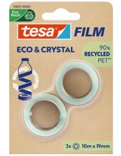 Eco & Crystal cinta adhesiva para manualidades 10 m Transparente