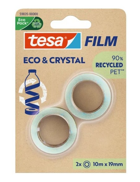 Eco & Crystal cinta adhesiva para manualidades 10 m Transparente