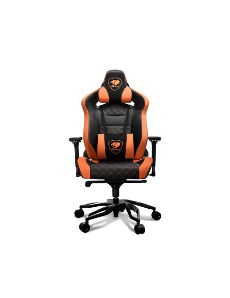 TITAN PRO Silla para videojuegos de PC Asiento acolchado Negro, Naranja