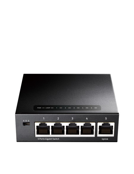GS105 switch Gigabit Ethernet (10/100/1000) Negro