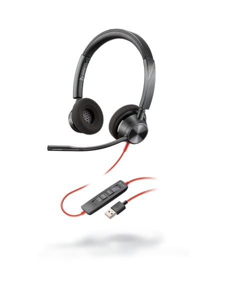 3320 Auriculares Alámbrico Diadema Llamadas/Música USB tipo A Negro