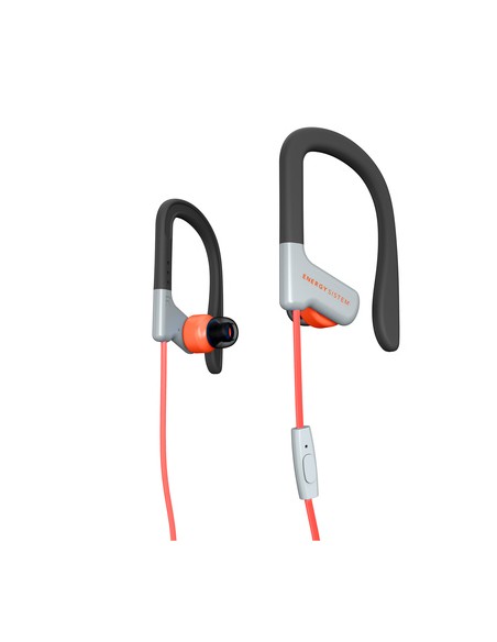 429349 auricular y casco Auriculares gancho de oreja, Dentro de oído Conector de 3,5 mm Rojo