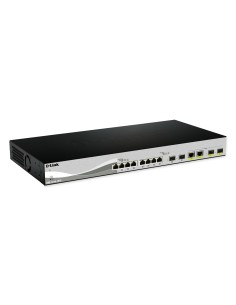 DXS-1210-12SC switch Gestionado L2 1U Negro, Plata