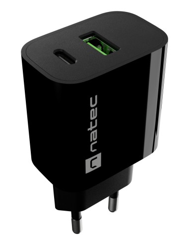 NUC-2397 cargador de dispositivo móvil Universal Negro Corriente alterna Carga rápida Interior