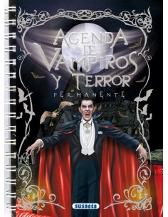Agenda escolar permanente vampiros y terror