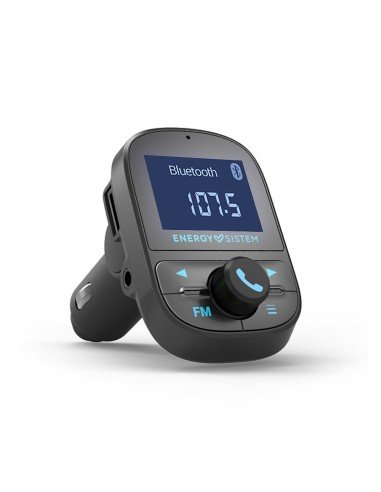 44726 transmisor FM 87,5 - 108 MHz Encendedor de cigarrillos Negro, Gris