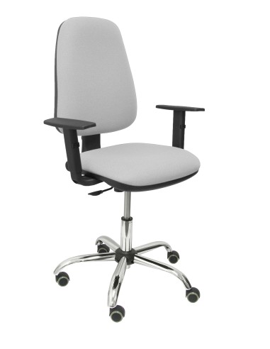 Silla Socovos bali gris claro brazos regulables