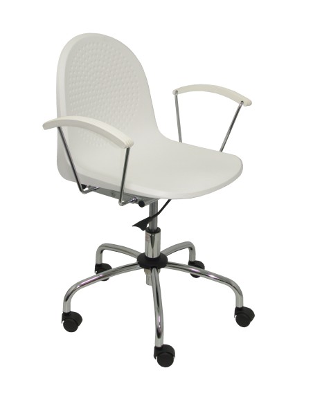 Silla  Ves giratoria color blanco