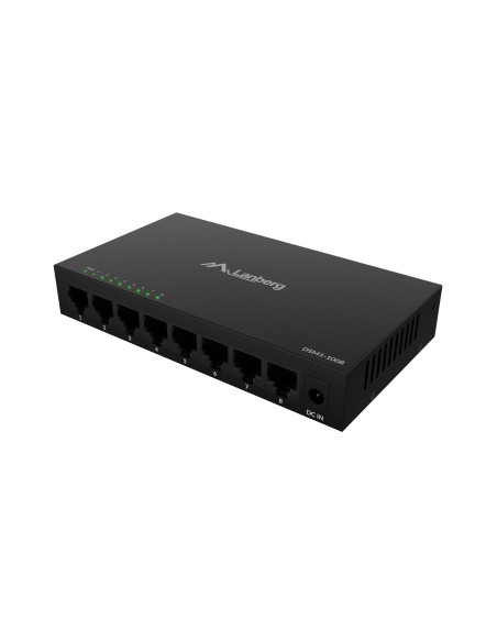 DSM1-1008 switch No administrado Gigabit Ethernet (10/100/1000) Escritorio Negro
