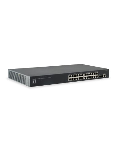 GTL-2661 switch Gestionado L2 Gigabit Ethernet (10/100/1000) Negro
